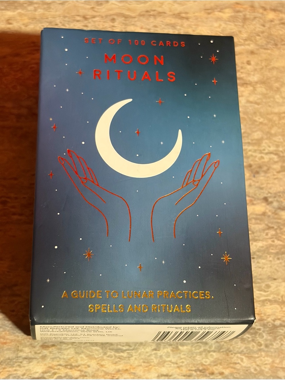 Moon Rituals Oracle A Guide to Lunar Practices, Spells, & Rituals 100-Deck Cards